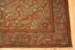 Corner Of Antique Bezalel Rug from Jerusalem Israel 8514 by Nazmiyal Antique Rugs