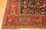 Corner Of Antique Persian Heriz Rug 71973 by Nazmiyal Antique Rugs