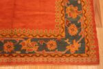 Corner Of Antique Turkish Oushak Rug 71975 by Nazmiyal Antique Rugs