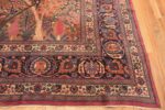 Corner Of Fine Floral Tree Of Life Oversized Antique Persian Vase Design Khorassan Garden Rug 71842 by Nazmiyal Antique Rugs
