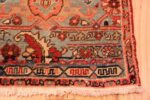 Corner Of Antique Persian Heriz Vagireh Sampler Rug 71964 by Nazmiyal Antique Rugs