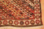 Corner Of Side Antique Caucasian Kazak Rug 71963 by Nazmiyal Antique Rugs