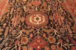 Detail Of Antique Persian Heriz Rug 71973 by Nazmiyal Antique Rugs