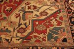 Detail Of Antique Persian Heriz Rug 71982 by Nazmiyal Antique Rugs