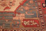 Detail Of Antique Persian Serapi Rug 71959 by Nazmiyal Antique Rugs
