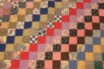 Detail Of Colorful Antique American Quilt 71962 by Nazmiyal Antique Rugs