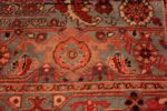 Details Of Antique Persian Heriz Vagireh Sampler Rug 71964 by Nazmiyal Antique Rugs