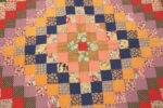 Details Of Colorful Antique American Quilt 71962 by Nazmiyal Antique Rugs