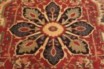 Flower Of Antique Persian Heriz Rug 71982 by Nazmiyal Antique Rugs