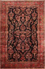Large Antique Persian Sarouk Rug 71839 by Nazmiyal Antique Rugs