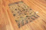Side of Antique Chinese Dragon Design Rug 71794 by Nazmiyal Antique Rugs