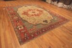 Side Of Antique Persian Serapi Rug 71959 by Nazmiyal Antique Rugs