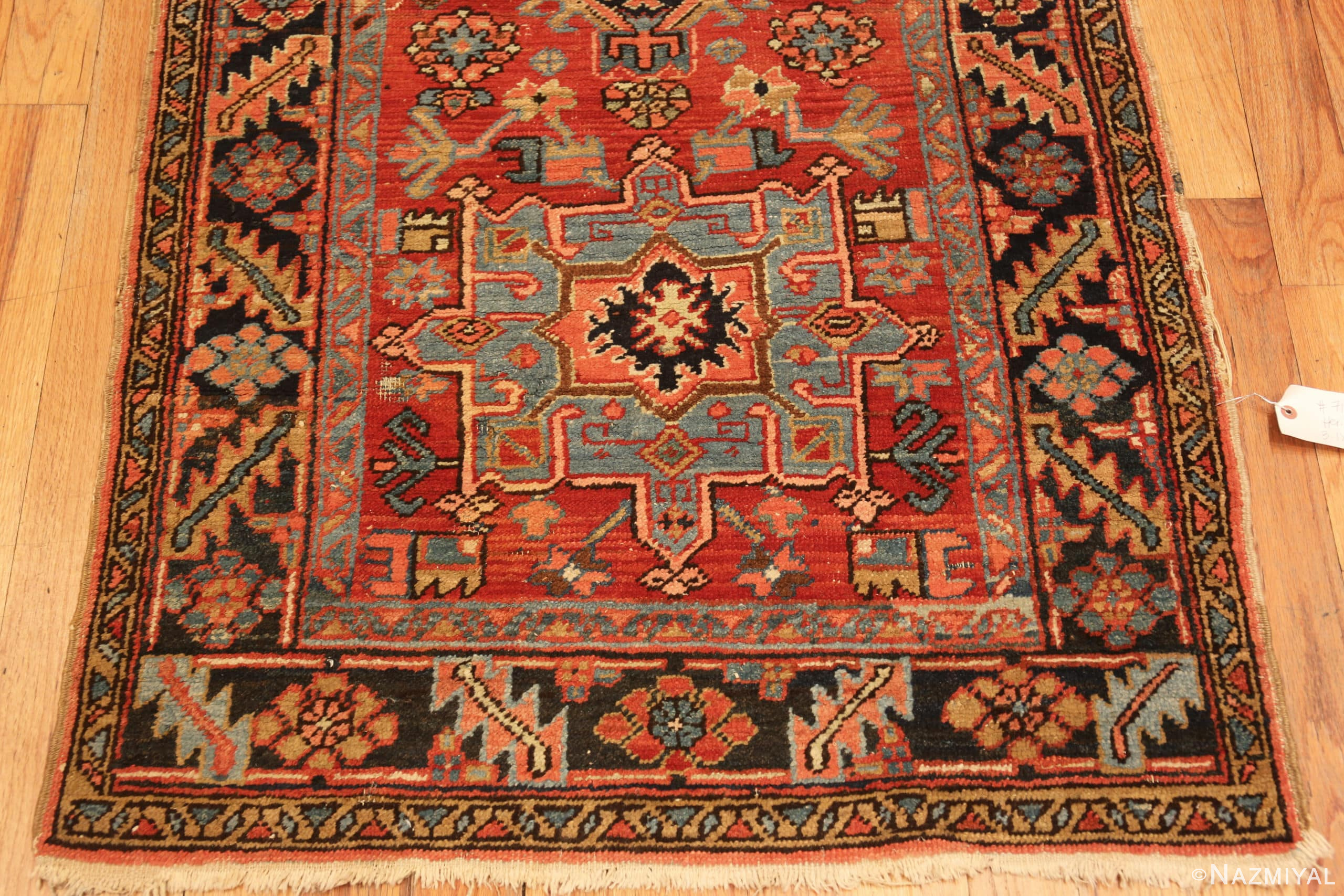 Antique Persian Heriz Tribal Runner 72050 Nazmiyal Antique Rugs