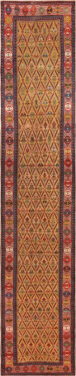 Antique Caucasian Kuba Runner 71989 by Nazmiyal Antique Rugs
