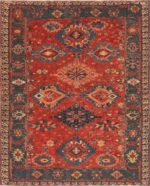 Antique Caucasian Soumak Rug 71969 by Nazmiyal Antique Rugs