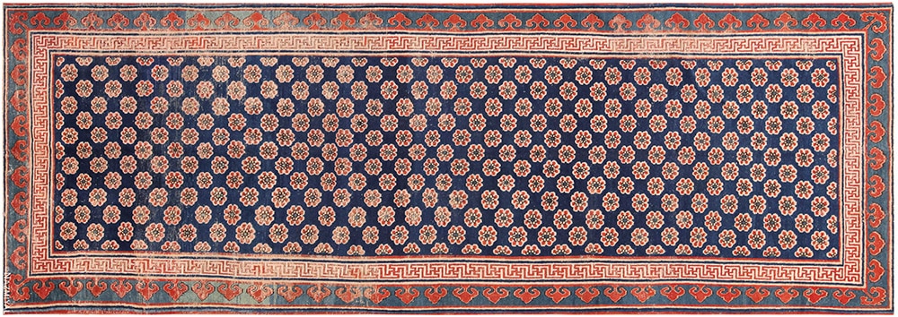 Antique Chinese Kansu Hallway Runner Rug Antique Chinese Kansu Hallway Runner Rug #72015 by Nazmiyal Antique Rugs