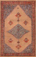 Antique Persian Bakshaish Rug 71974 by Nazmiyal Antique Rugs