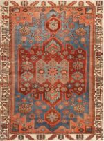 Antique Persian Heriz Rug 72087 by Nazmiyal Antique Rugs
