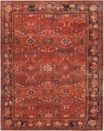 Antique Persian Sarouk Farahan Area Rug 72082 by Nazmiyal Antique Rugs