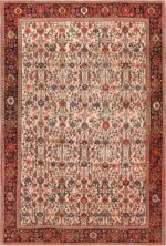 Antique Persian Sarouk Farahan Rug 72115 by Nazmiyal Antique Rugs