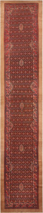 Antique Persian Serab Runner Rug 72042 by Nazmiyal Antique Rugs