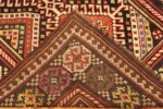 Back Of Antique Caucasian Kazak Tribal Rug 72044 By Nazmiyal Antique Rugs