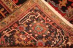 Back Of Large Antique Persian Heriz Rug 72039 by Nazmiyal Antique Rugs
