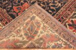 Back Of Large Antique Persian Sarouk Farahan Tree Of Life Rug 71777 by Nazmiyal Antique Rugs