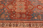Border Of Antique Persian Heriz Rug 72087 by Nazmiyal Antique Rugs