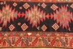 Border Of Antique Persian Heriz Tribal Runner Rug 72050 by Nazmiyal Antique Rugs
