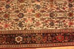 Border Of Antique Persian Sarouk Farahan Rug 72115 by Nazmiyal Antique Rugs