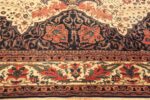 Border Of Large Antique Persian Sarouk Farahan Tree Of Life Rug 71777 by Nazmiyal Antique Rugs
