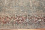 Border Of Large Antique Persian Tabriz Cotton Highlights Rug 72116 by Nazmiyal Antique Rugs