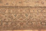 Border Of Oversized Decorative Antique Persian Khorassan Dorokhsh Rug 71956 by Nazmiyal Antique Rugs