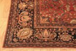 Corner Of Antique Persian Sarouk Farahan Area Rug 72082 by Nazmiyal Antique Rugs