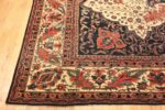 Corner Of Large Antique Persian Sarouk Farahan Tree Of Life Rug 71777 by Nazmiyal Antique Rugs