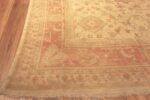 Corner Of Oversized Vintage Turkish Oushak Rug 71966 by Nazmiyal Antique Rugs