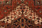 Detail Of Antique Persian Heriz Rug 72037 by Nazmiyal Antique Rugs