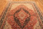 Detail Of Antique Persian Mohtasham Kashan Area Rug 72096 by Nazmiyal Antique Rugs