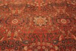 Detail Of Antique Persian Sarouk Farahan Area Rug 72082 by Nazmiyal Antique Rugs