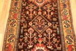 Detail Of Colorful Antique North West Persian Runner Rug 72112 by Nazmiyal Antique Rugs