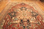 Detail Of Large Antique Persian Heriz Rug 72051 by Nazmiyal Antique Rugs