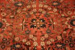 Details Of Antique Persian Sarouk Farahan Area Rug 72082 by Nazmiyal Antique Rugs