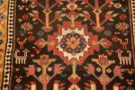 Details Of Colorful Antique North West Persian Runner Rug 72112 by Nazmiyal Antique Rugs