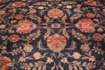 Details Of Fine Oversized Antique Persian Kashan Manchester Wool Rug 72080 by Nazmiyal Antique Rugs