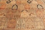 Details Of Large Antique Persian Haji Jalili Tabriz Garden Design Rug 72070 by Nazmiyal Antique Rugs