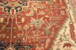 Details Of Large Antique Persian Heriz Rug 72051 by Nazmiyal Antique Rugs