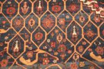 Details Of Oversized Antique Persian Bidjar Rug 72040 by Nazmiyal Antique Rugs