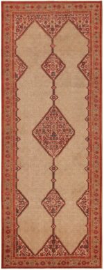Gallery Size Antique Persian Serab Tribal Rug 71987 by Nazmiyal Antique Rugs