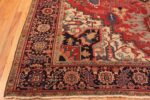 Corner Of Large Antique Persian Heriz Rug 72039 by Nazmiyal Antique Rugs